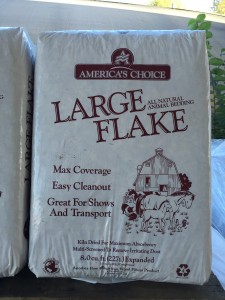 large flake shavings
