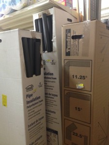 foam pipe insulation winterize your home
